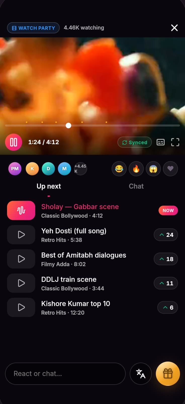 Audio party