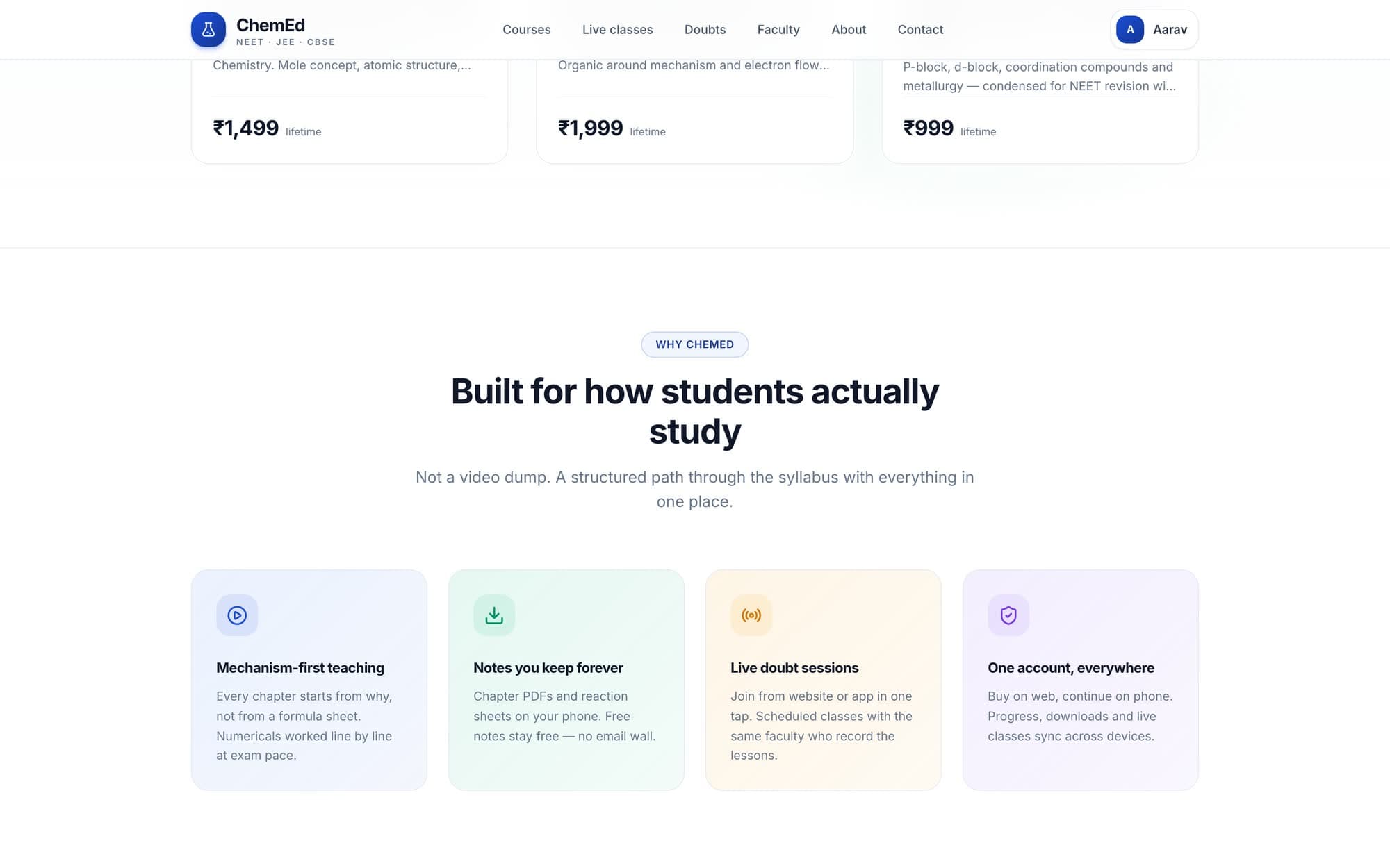 Online course platform