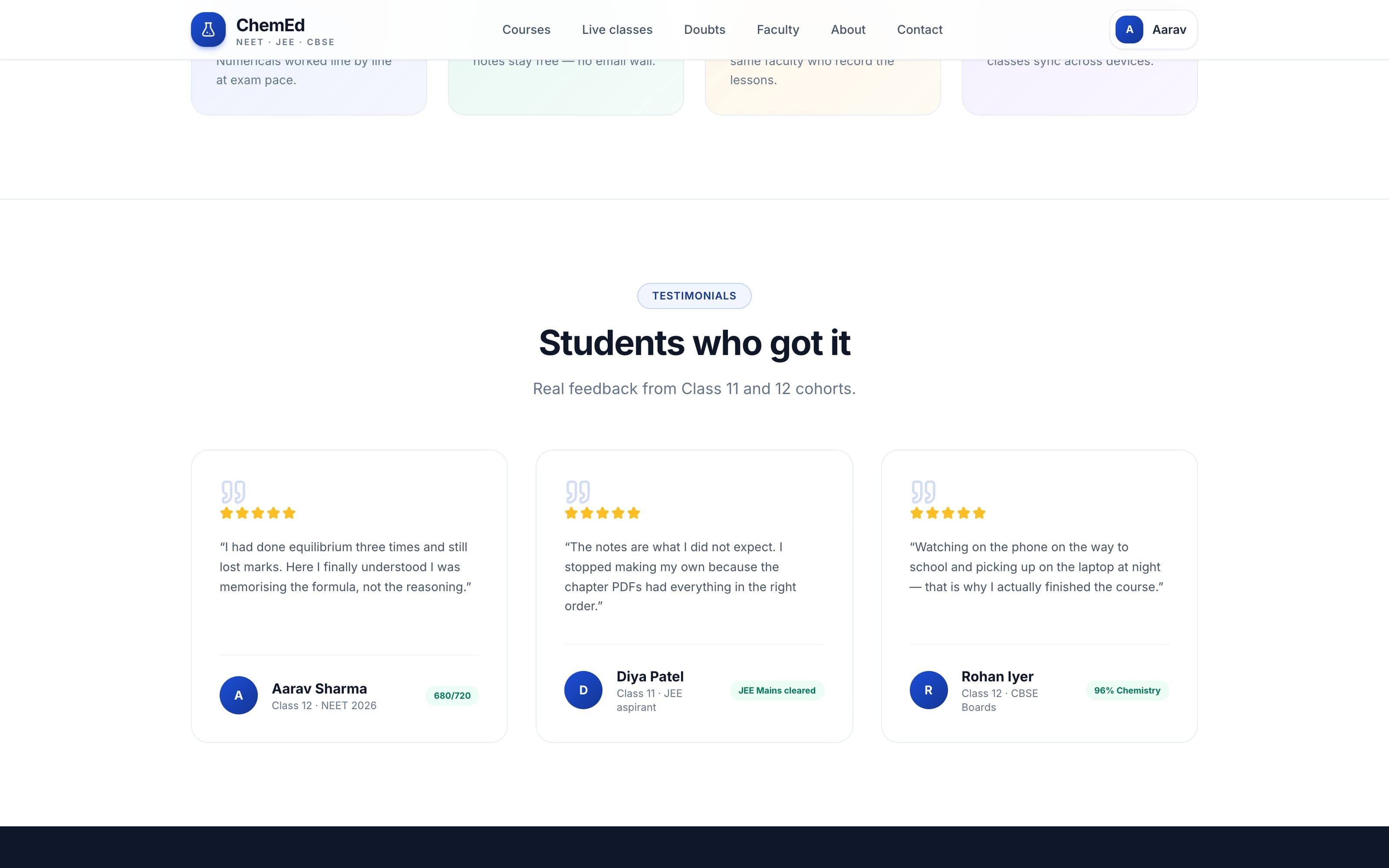 Online course platform